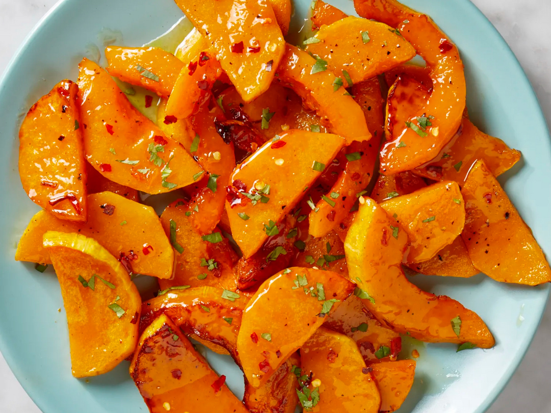 Bourbon Honey Roasted Butternut Squash