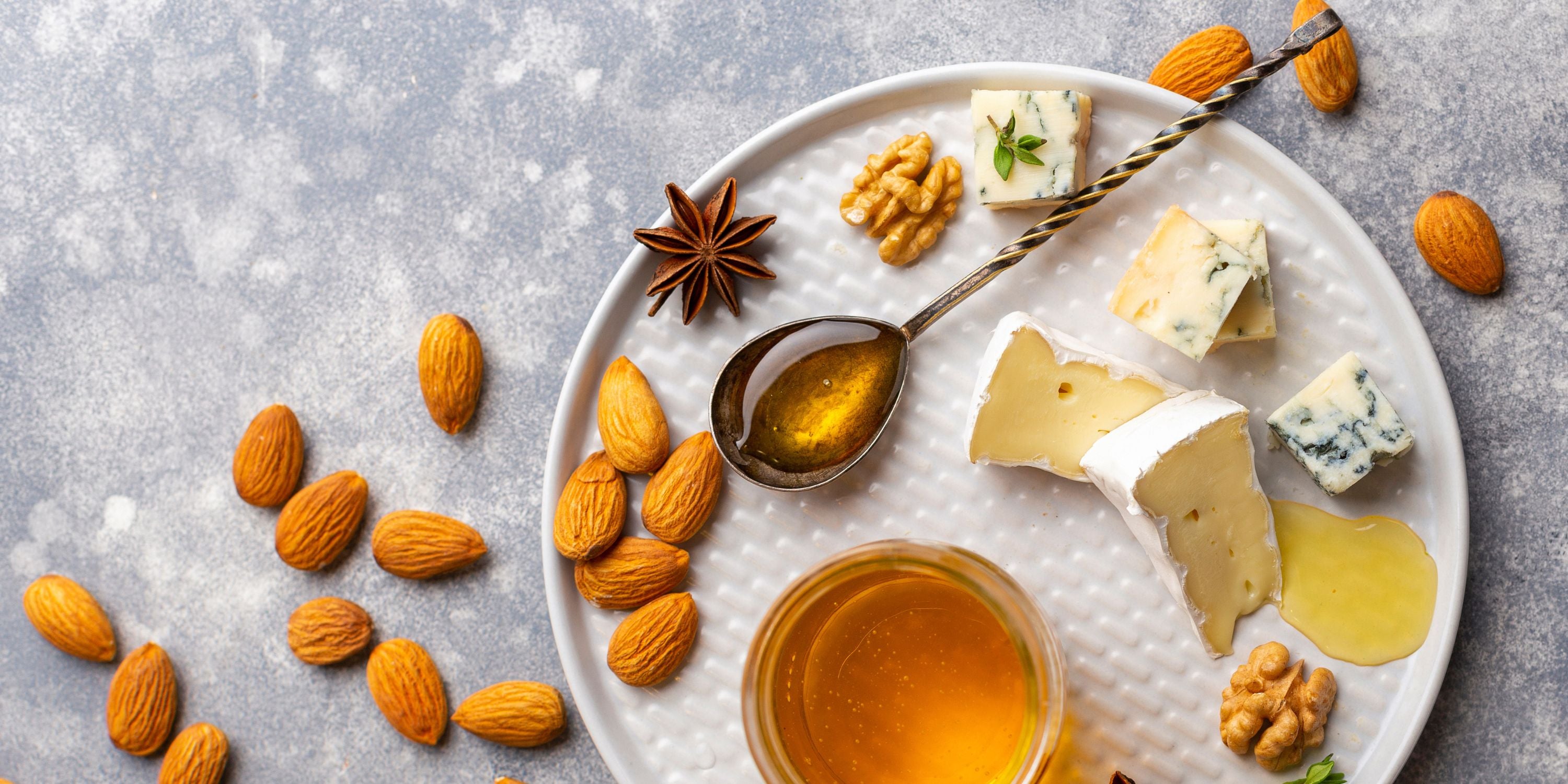 Double Barrel Honey Cheese Plate