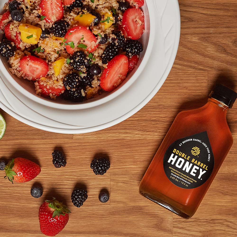 Double Barrel Honey Quinoa Fruit Salad