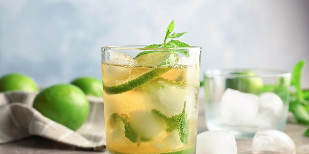 Double Barrel Honey Mint Julep