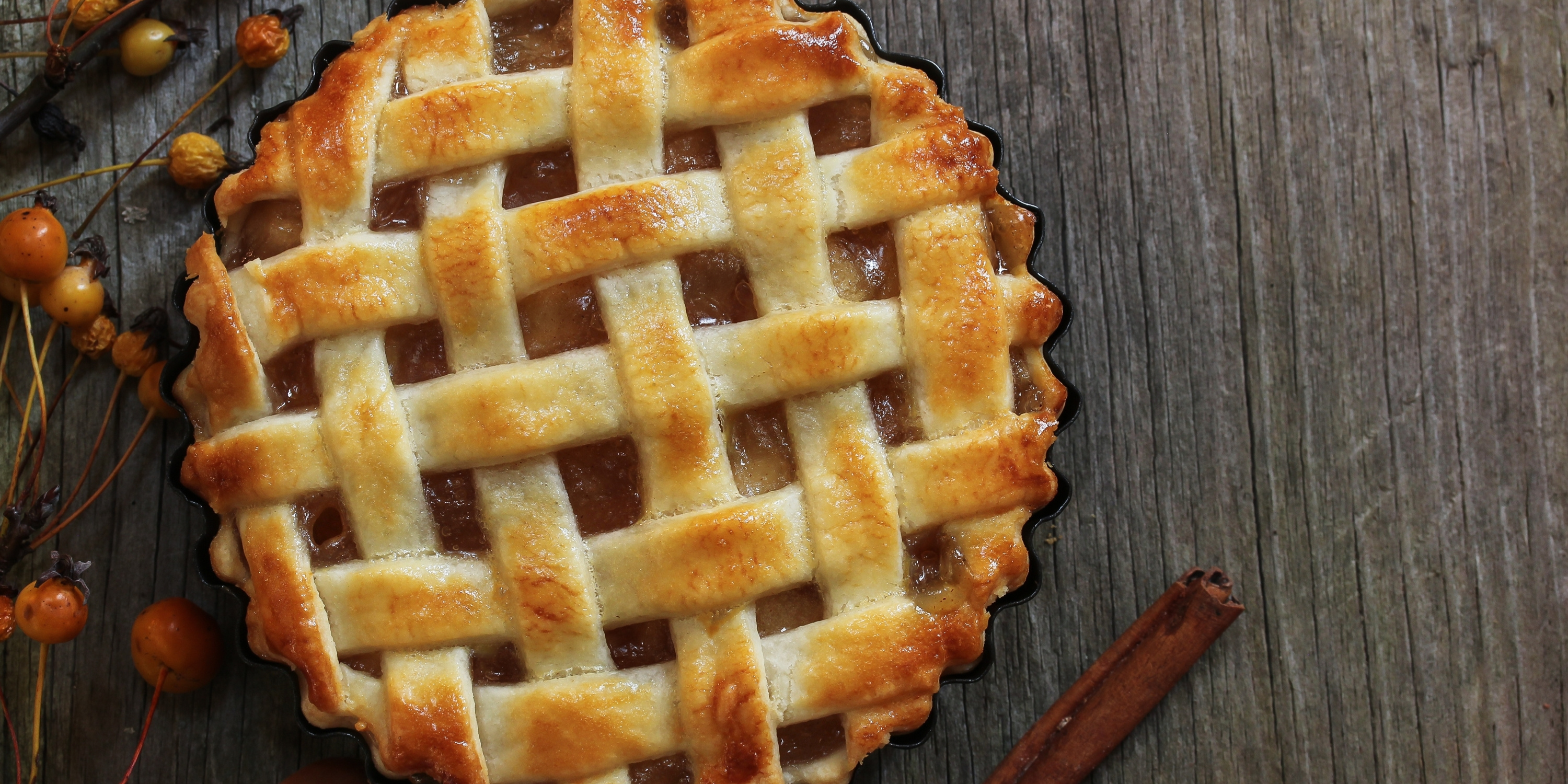 Double Barrel Honey Apple Pie