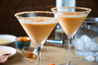 Bourbon Honey Pumpkin Spice Martini