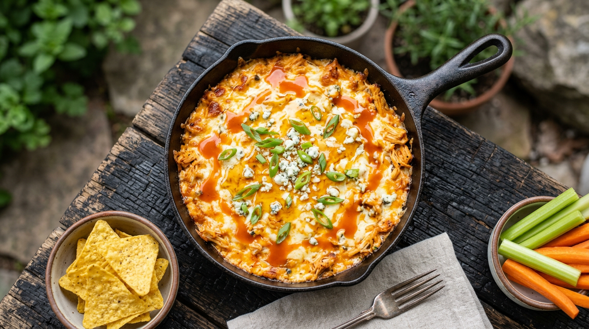 Double Barrel Honey Buffalo Chicken Dip