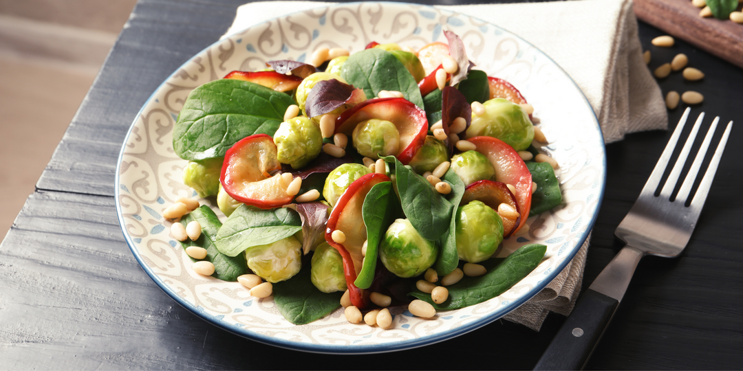 Double Barrel Honey Shaved Brussel Sprouts Salad