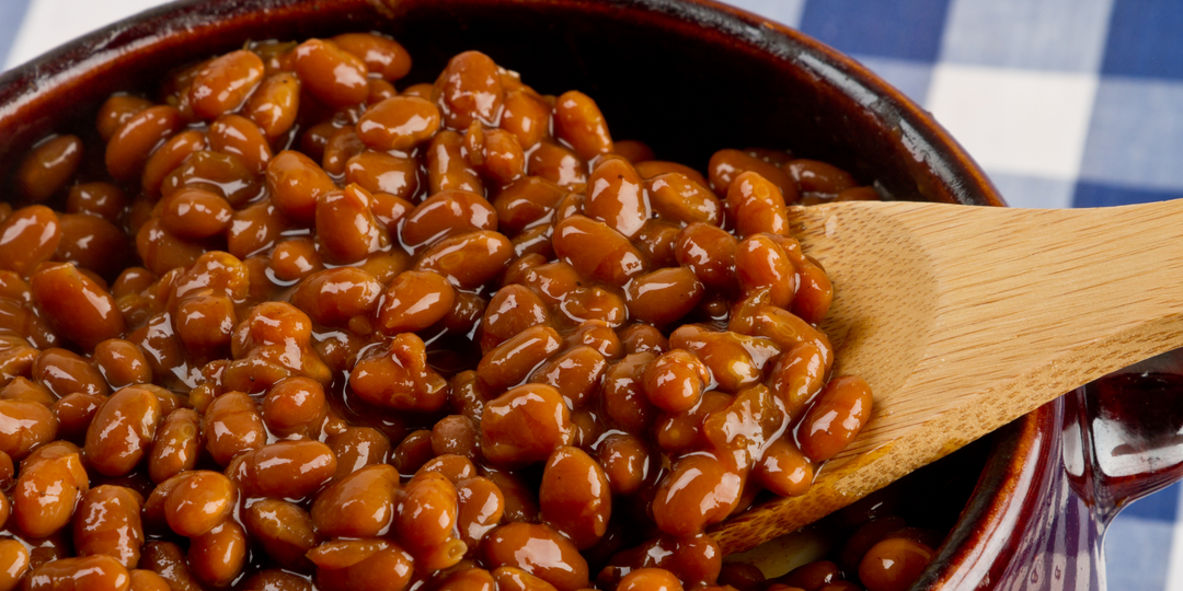 Double Barrel Honey Baked Beans