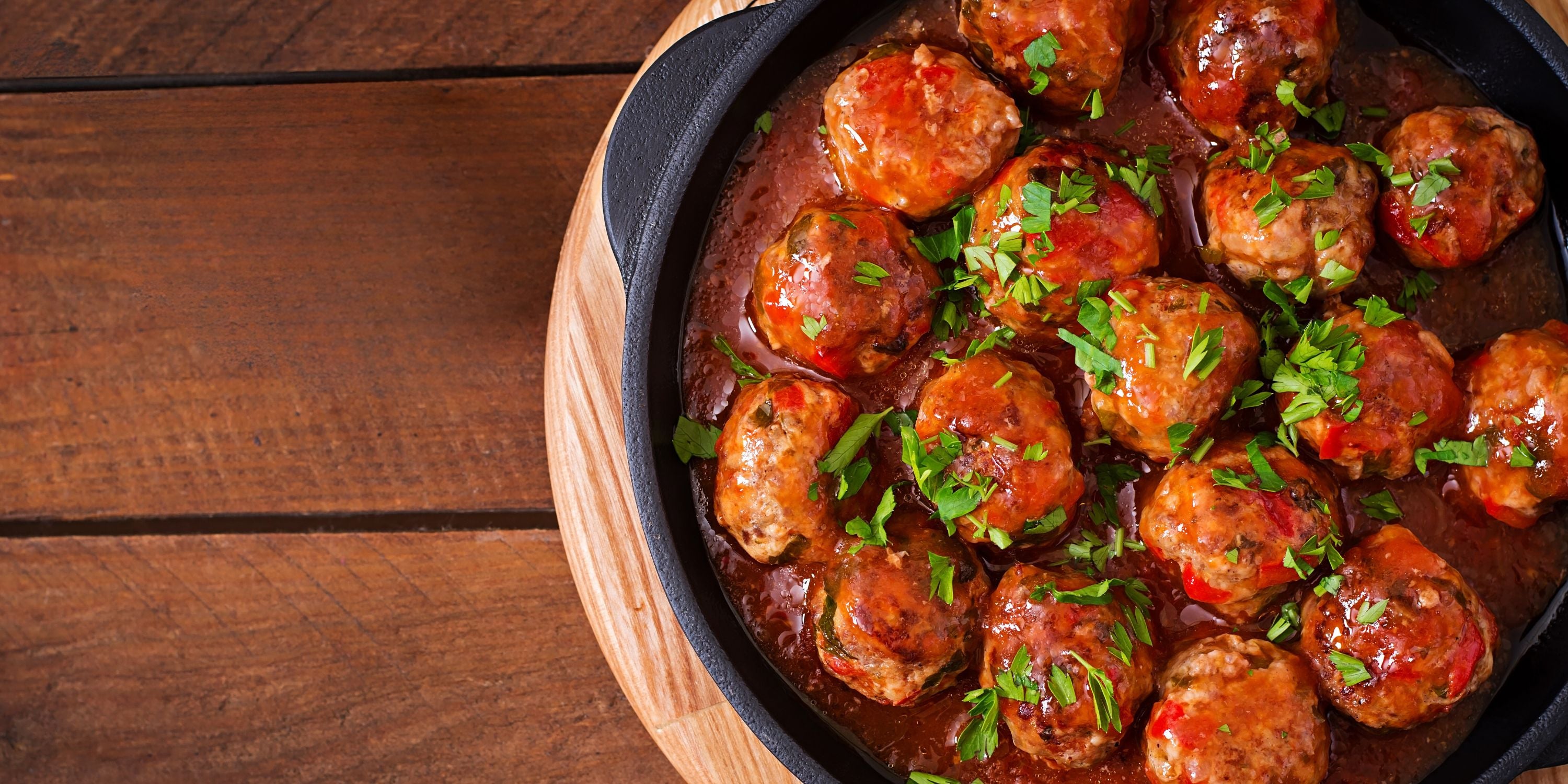 Double Barrel Honey Meatballs