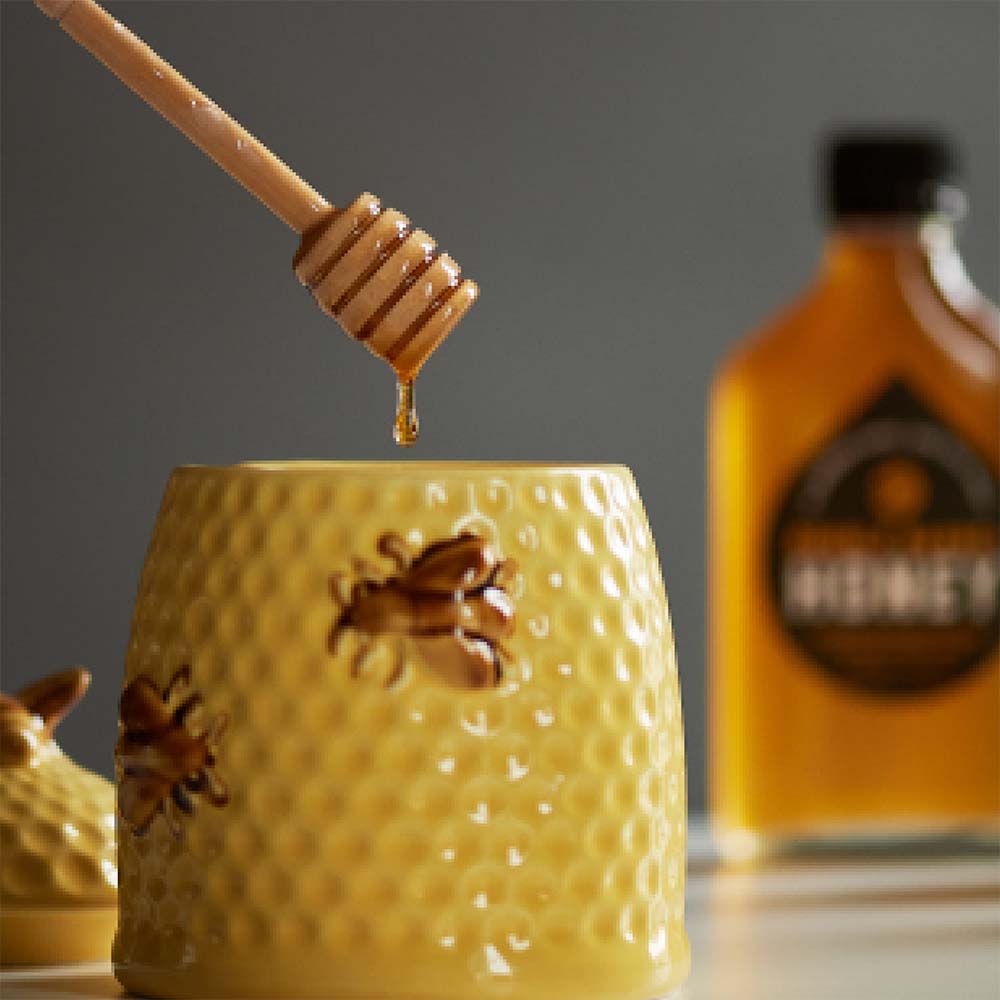 Warm Double Barrel Honey Pear Salad