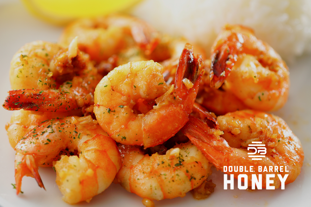 Double Barrel Honey Garlic Shrimp