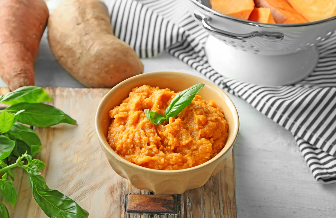 Honey & Cinnamon Sweet Potato Mash